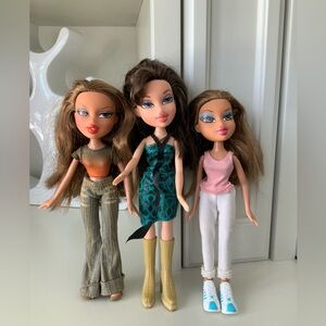 Vintage Y2K 2000’S MGA BRATZ Dolls Lot X 3 With outfits Excellent condition